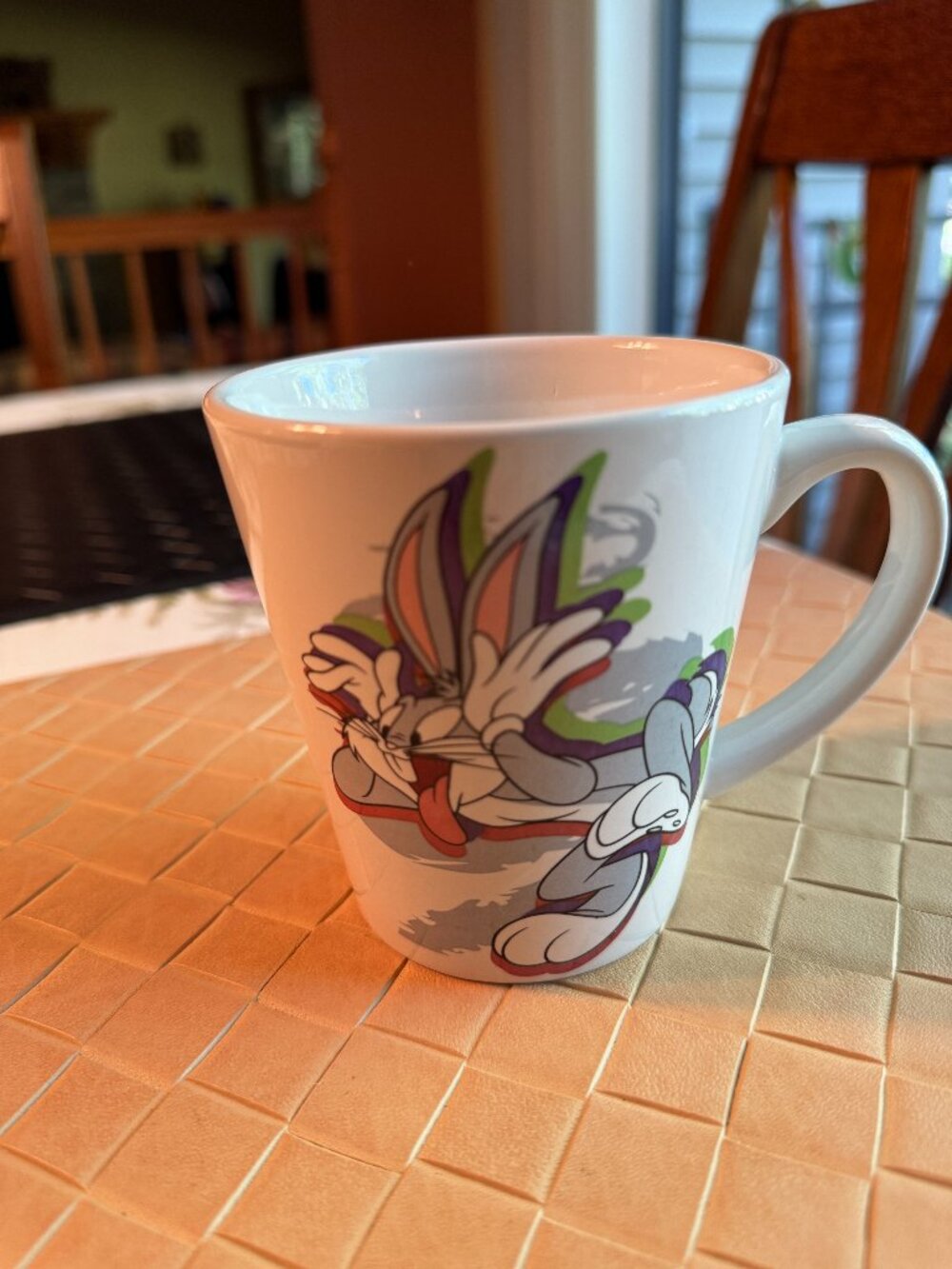 Vintage Bugs Bunny Cup/Mug 12 oz from Six Flags